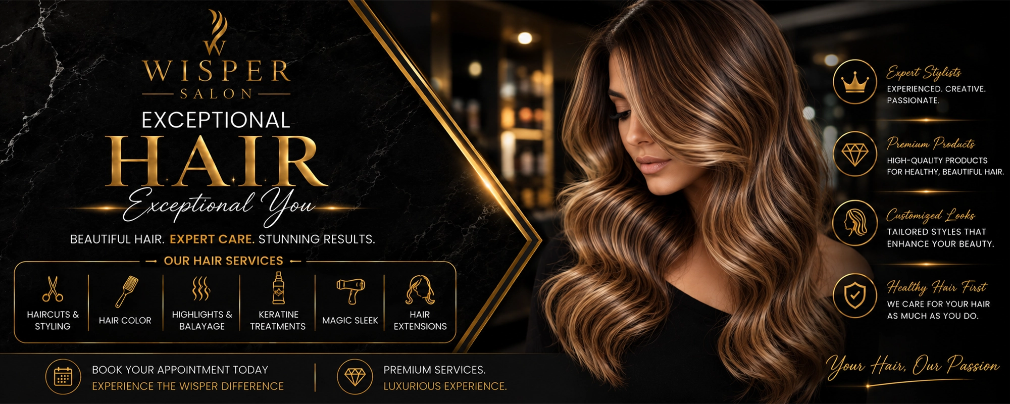 wisper Salon Master Hair Style