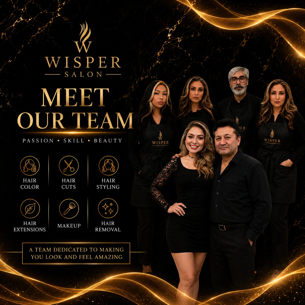 Wisper Salon Team